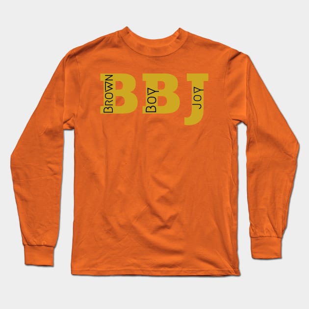 Brown Boy Joy Long Sleeve T-Shirt by F[_]CK A Designer